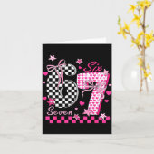 Funny Six Seven Coquette 6 7 Meme Men Women Valent Karte (Gelbe Blume)