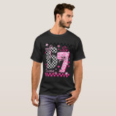 Funny Six Seven Coquette 6 7 Meme Men Women Valent T-Shirt (Vorne ganz)