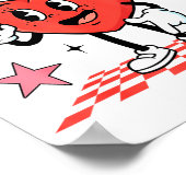 Funny Six Seven Cute Heart 67 Meme Valentine Kids  Poster (Ecke)