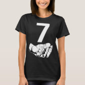 Funny Six Seven Gen Alpha Slang Meme 6 7 Matching T-Shirt (Vorderseite)