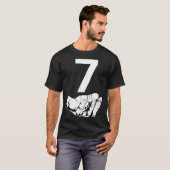 Funny Six Seven Gen Alpha Slang Meme 6 7 Matching  T-Shirt (Vorne ganz)
