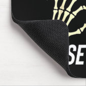 Funny Six Seven Gen Alpha Slang Meme 6 7 Skeleton Mousepad (Ecke)