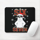 Funny Six Seven Lar Bear Christmas 67 Santa Hat Wi Mousepad (Mit Mouse)