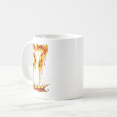 Funny Six Seven Lava 6 7 Meme Gen Alpha Slang Flam Kaffeetasse (Vorderseite Links)