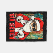 Funny Six Seven Meme Christmas Cool Santa Saying 6 Fleecedecke (Vorderseite (Horizontal))
