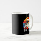Funny Six Seven Meme Christmas Cool Santa Saying 6 Kaffeetasse (VorderseiteRechts)