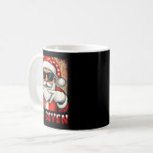 Funny Six Seven Meme Christmas Cool Santa Saying 6 Kaffeetasse (Vorderseite Links)