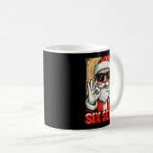 Funny Six Seven Meme Christmas Cool Santa Saying 6 Kaffeetasse (VorderseiteRechts)
