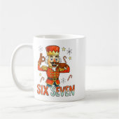 Funny Six Seven Meme Christmas Nutcracker Men Wome Kaffeetasse (Links)