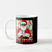 Funny Six Seven Meme Christmas Santa Saying 6 7 Bo Kaffeetasse (Links)