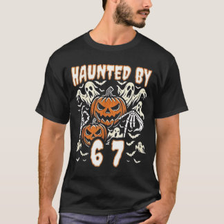 Funny Six Seven Meme Gen Alpha Spuk von 67 Hallo T-Shirt