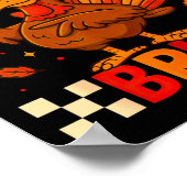 Funny Six Seven Meme Turkey Kids Bruh, 67 Thanksgi Poster (Ecke)