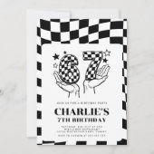 Funny Six Seven Party 67 Boy Birthday Einladung (Vorderseite)