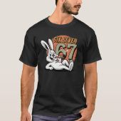 Funny Six Seven Rabbit Smoking Easter T-Shirt (Vorderseite)