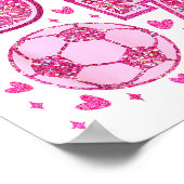 Funny Six Seven Soccer Valentines Day Men Women Ki Poster (Ecke)