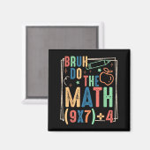 Funny Six Seven Teacher Humor Bruh Do The Math 67 Magnet (Vorderseite/Rückseite)