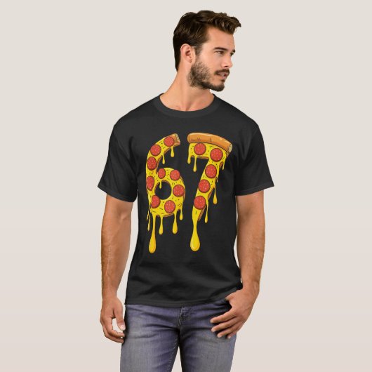 Funny Six Seven Zza 67 Number  T-Shirt (Vorne ganz)