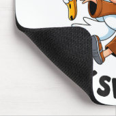 Funny Six Swan 61 Meme New Gen Alpha Slang Six One Mousepad (Ecke)