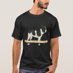 Funny Skateboard French Bulldog Puppy T-Shirt