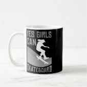 Funny Skateboard Gift For Girls Kids Skateboarding Kaffeetasse (Links)