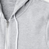 Funny Skateboarding Ghost Men's Zip Hoodie (Detail-Kragen)