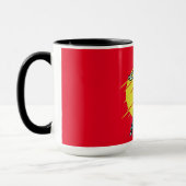 Funny Skater Skelett Skateboarding Design Tasse (Links)