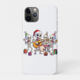 Funny Skeleton Band Christmas & New Year – 3D Cart Case-Mate iPhone Hülle