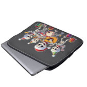 Funny Skeleton Band Christmas & New Year – 3D Cart Laptopschutzhülle (Vorne Knopf)