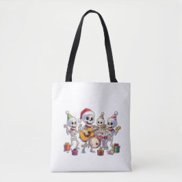Funny Skeleton Band Christmas & New Year – 3D Cart Tasche