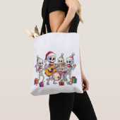 Funny Skeleton Band Christmas & New Year – 3D Cart Tasche (Von Nahem)