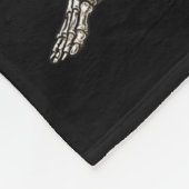 Funny Skeleton Batch Baseball Player Men Boys Ha Fleecedecke (Ecke)