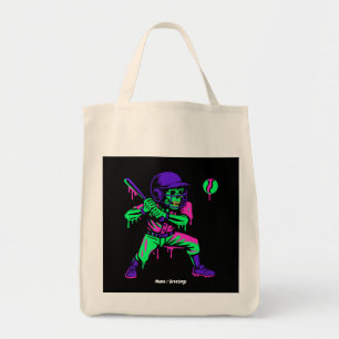 Funny Skeleton Batting Ice Cream Tropfen Baseball Tragetasche