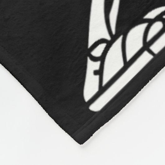 Funny Skeleton Boxing Liebhaber Spooky Halloween B Fleecedecke (Ecke)