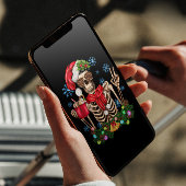 Funny Skeleton Christmas Feiertagskarte