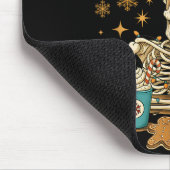 Funny Skeleton Christmas Mousepad (Ecke)