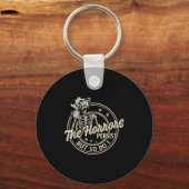 Funny Skeleton Coffee The Horrors Persist But So D Schlüsselanhänger (Vorderseite)