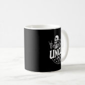 Funny Skeleton Cool Uncles Club New Uncle Men Kaffeetasse (VorderseiteRechts)
