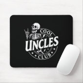 Funny Skeleton Cool Uncles Club New Uncle Men Mousepad (Mit Mouse)