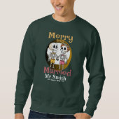 Funny Skeleton Couple Sweatshirt (Vorderseite)