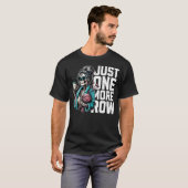 Funny Skeleton Crocheting Knitting Lover Just One T-Shirt (Vorne ganz)