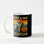 Funny Skeleton Dad Quote Retro Gift For Father’s D Kaffeetasse (Links)