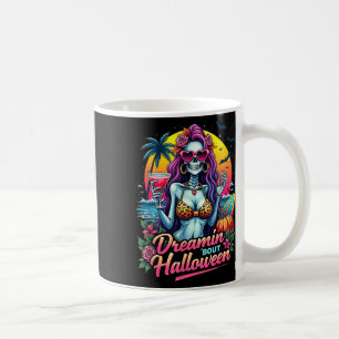 Funny Skeleton Dreamin Bout Halloween V Kaffeetasse