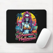 Funny Skeleton Dreamin Bout Halloween V Mousepad (Mit Mouse)