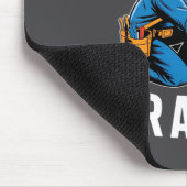 Funny Skeleton Electrician N For A Livin Long Slee Mousepad (Ecke)