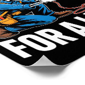 Funny Skeleton Electrician N For A Livin Long Slee Poster (Ecke)