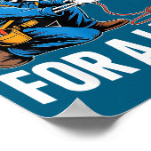 Funny Skeleton Electrician N For A Livin  Poster (Ecke)