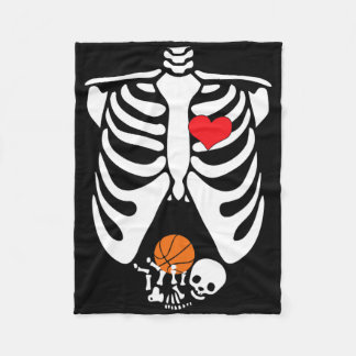 Funny Skeleton Fleecedecke