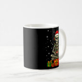 Funny Skeleton Game Controller Xmas Lights Men Wom Kaffeetasse (VorderseiteRechts)