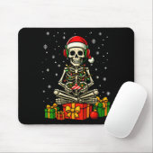 Funny Skeleton Game Controller Xmas Lights Men Wom Mousepad (Mit Mouse)