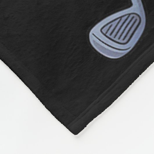 Funny Skeleton Golf Player Golfer Men Dad Hallowee Fleecedecke (Ecke)